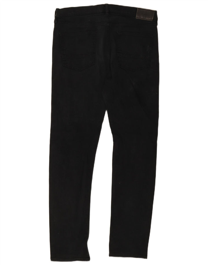Marks & Spencer Mens Slim Jeans W36 L33 Black Cotton