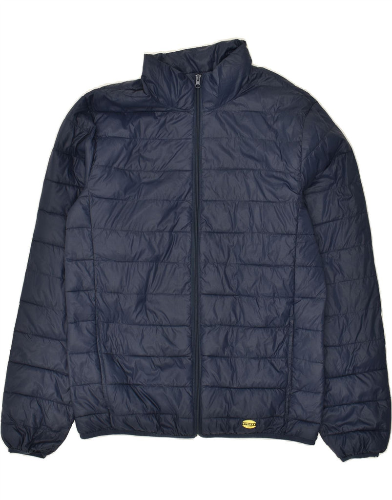 DIADORA Mens Padded Jacket UK 42 XL Navy Blue Polyamide Vintage Diadora and Second-Hand Diadora from Messina Hembry 