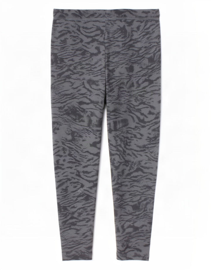 Under Armour Girls Leggings 6-7 Years Grey Tie Dye Polyester
