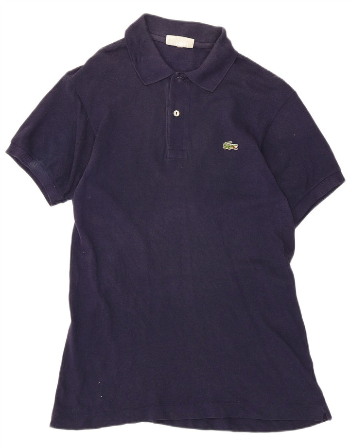Lacoste Mens Polo Shirt XS Navy Blue Cotton