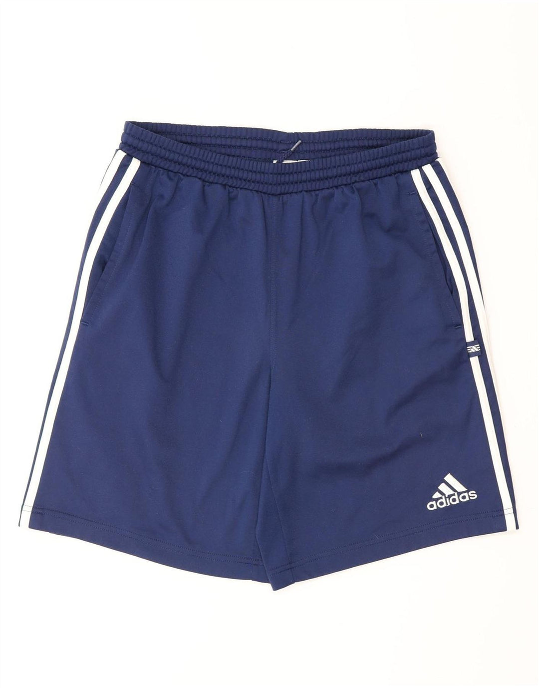 Adidas Boys Sport Shorts 15-16 Years Navy Blue Polyester