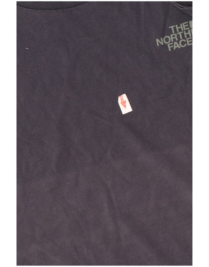 The North Face Mens T-Shirt Top Large Navy Blue Cotton