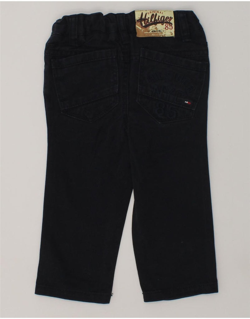 TOMMY HILFIGER Baby Boys Straight Jeans 9-12  W20 L10 Navy Blue Cotton | Vintage Tommy Hilfiger | Thrift | Second-Hand Tommy Hilfiger | Used Clothing | Messina Hembry 