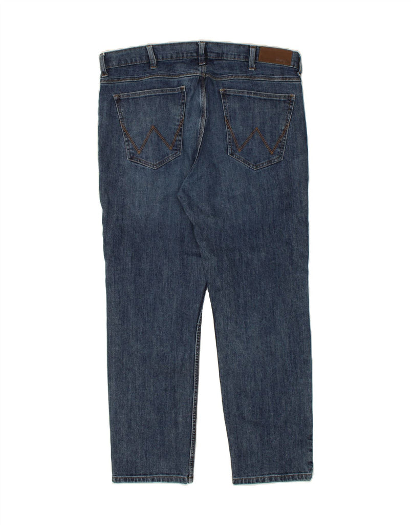 WRANGLER Mens Regular Fit Straight Jeans W38 L30 Blue Cotton Vintage Wrangler and Second-Hand Wrangler from Messina Hembry 