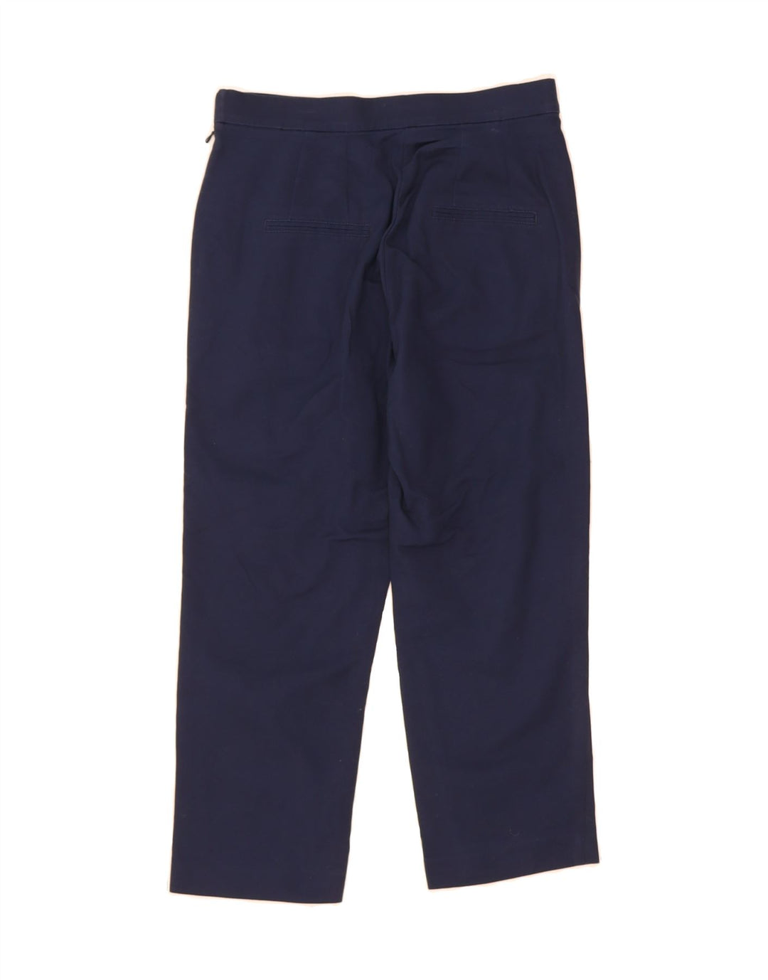MARKS & SPENCER Womens Capri Trousers UK 8 Small W24 L21 Navy Blue Vintage Marks & Spencer and Second-Hand Marks & Spencer from Messina Hembry 
