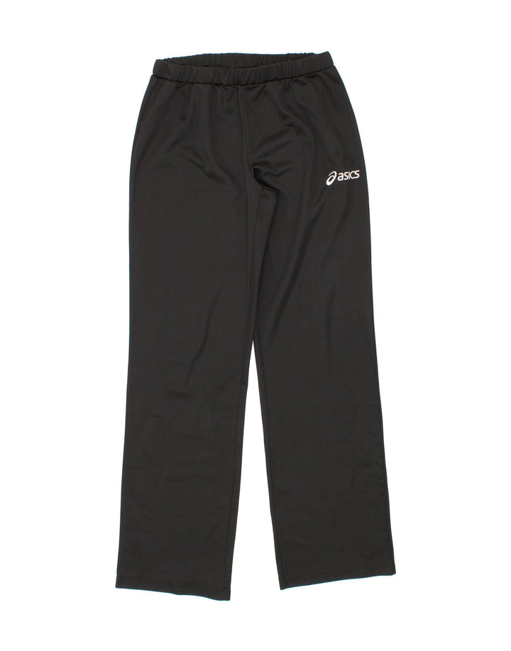 ASICS Womens Tracksuit Trousers UK 12 Medium Black Polyester Vintage Asics and Second-Hand Asics from Messina Hembry 