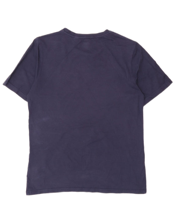 Timberland Boys T-Shirt Top 15-16 Years Medium Navy Blue Cotton