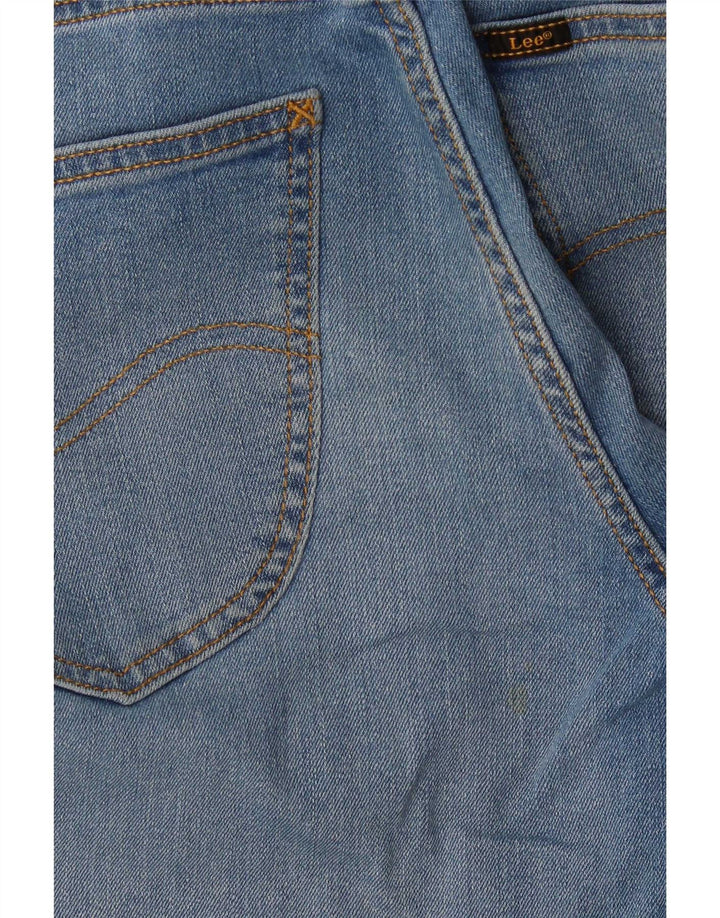 Lee Mens Brooklyn Straight Jeans W30 L32 Blue Cotton
