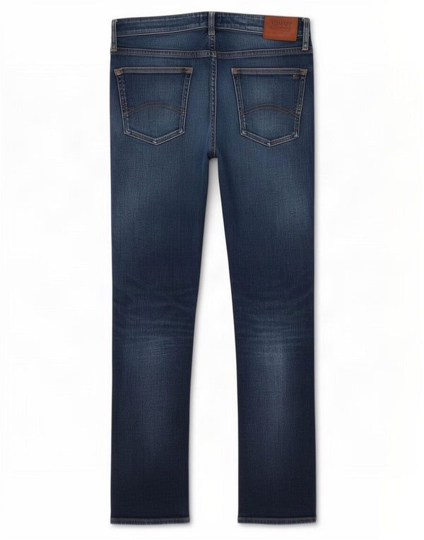 Tommy Hilfiger Mens Straight Jeans W34 L32 Blue Cotton