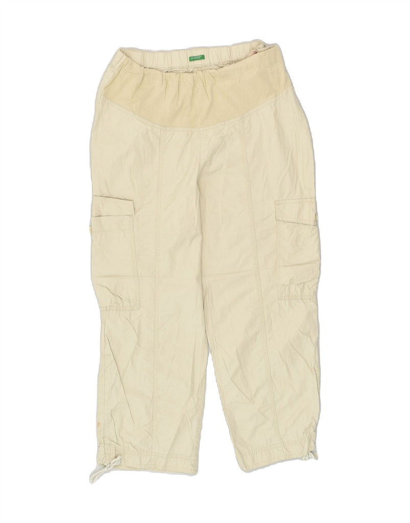 BENETTON Boys Straight Cargo Trousers 5-6 Years Small W26 L24  Beige | Vintage Benetton | Thrift | Second-Hand Benetton | Used Clothing | Messina Hembry 