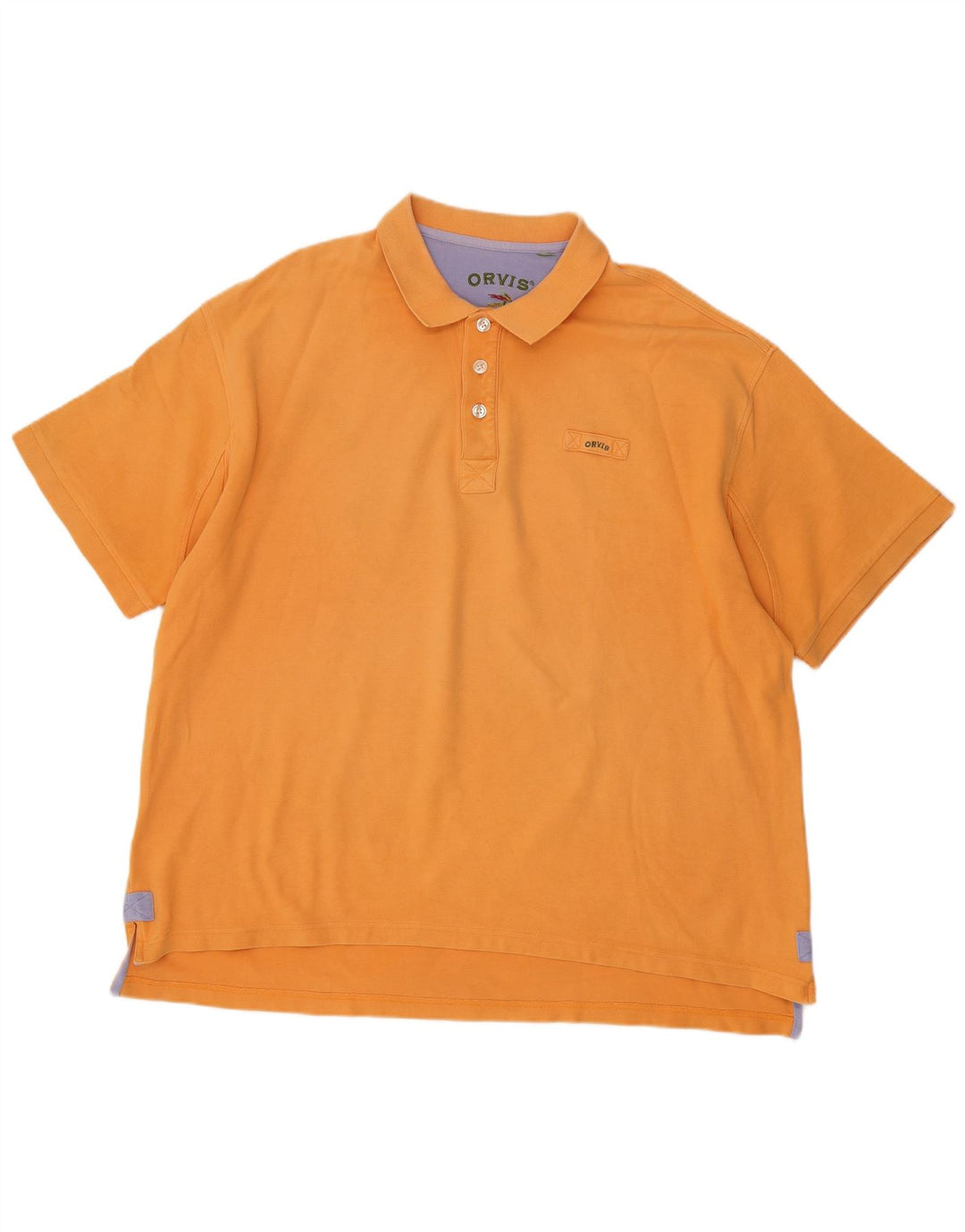 Orvis Mens Polo Shirt 3XL Orange