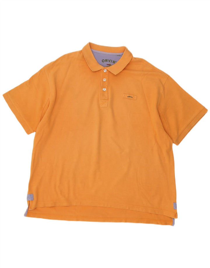 Orvis Mens Polo Shirt 3XL Orange
