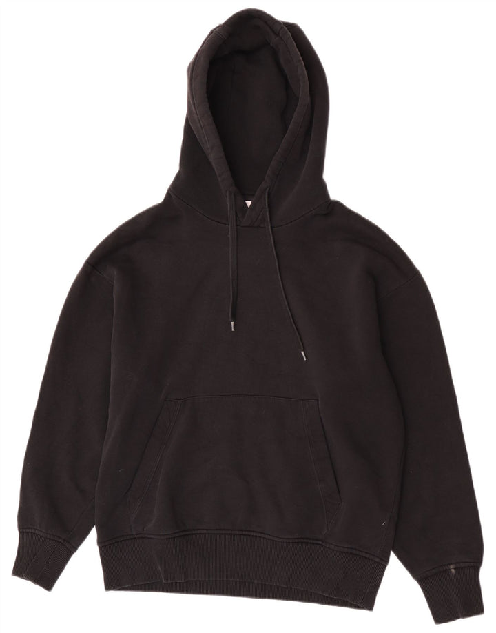 Zara Mens Hoodie Jumper Small Black