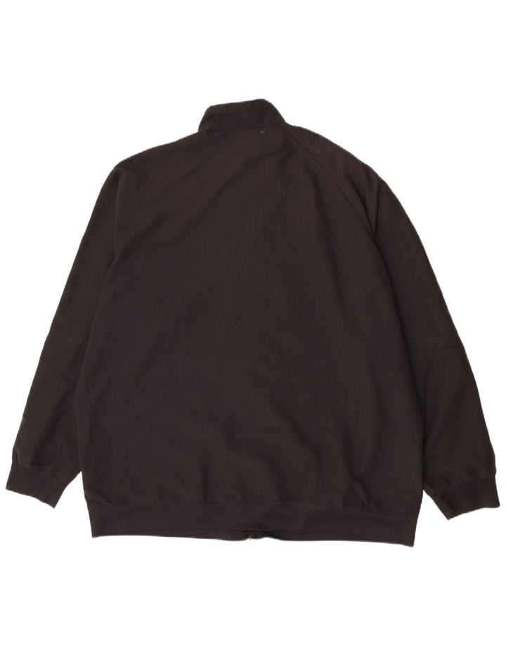 Adidas Mens Tracksuit Top Jacket 2XL Black Polyester Sports