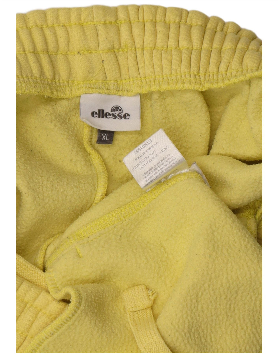 ELLESSE Mens Sport Shorts XL Yellow Cotton