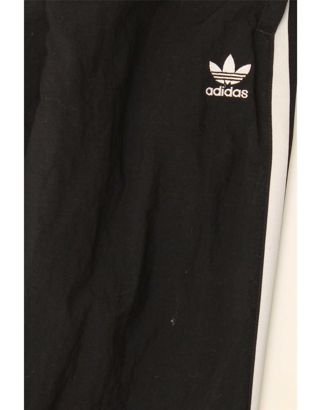 Adidas Womens Tracksuit Trousers Joggers UK 8 Small Black Polyester