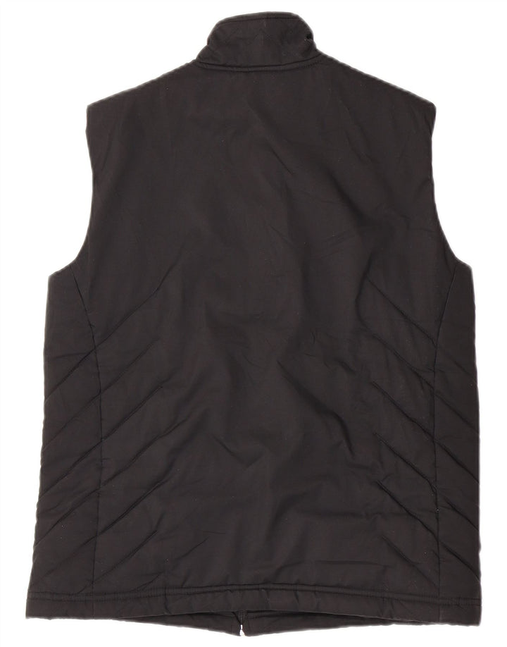 Adidas Womens Padded Gilet UK 12 Medium Black Polyester
