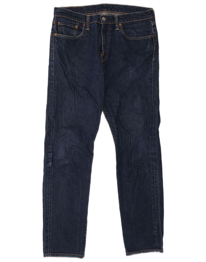 Levi's Mens 502 Tapered Jeans W32 L30 Blue Cotton