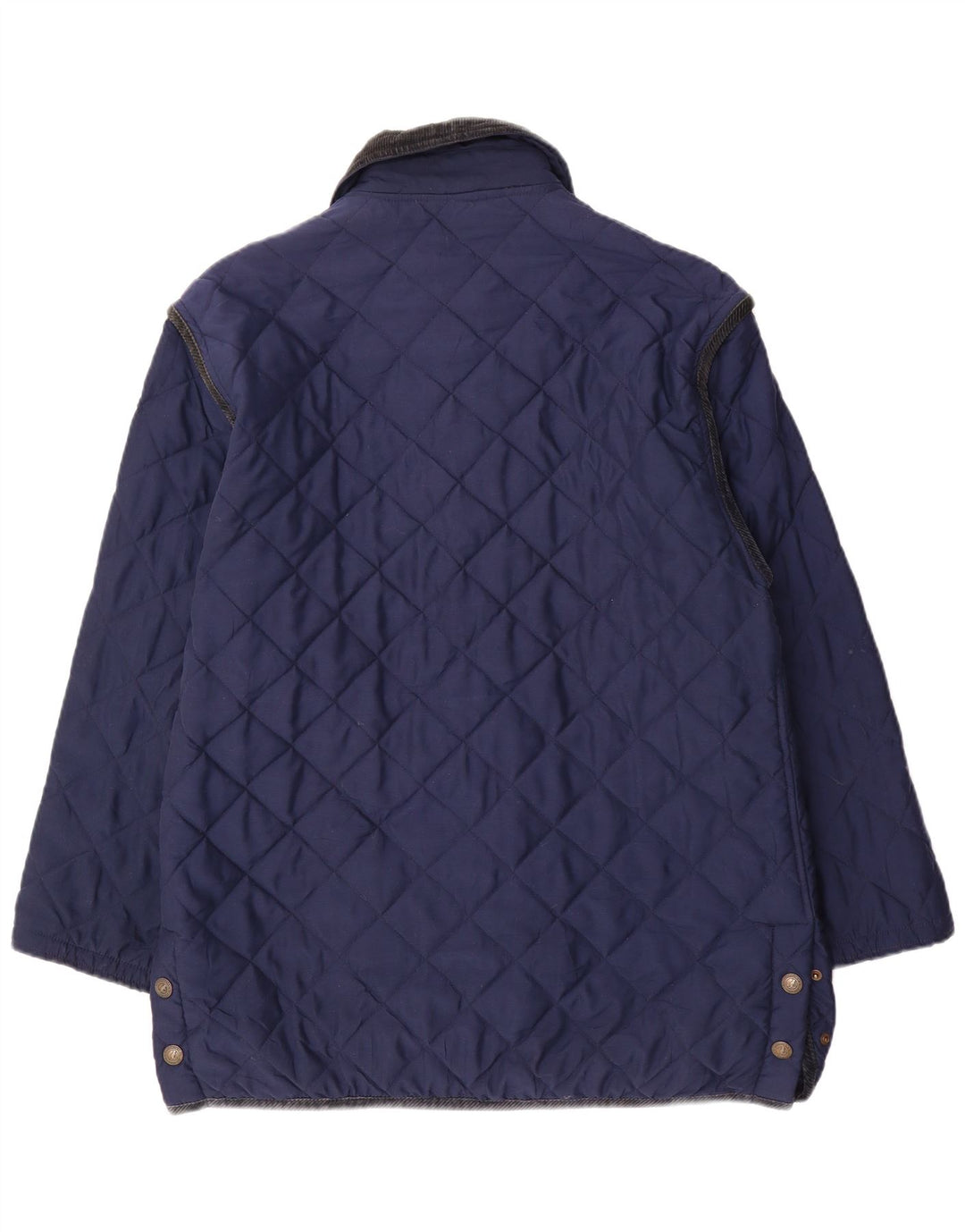 AUSTRALIAN L'ALPINA Mens Quilted Jacket IT 50 Large Navy Blue Polyester