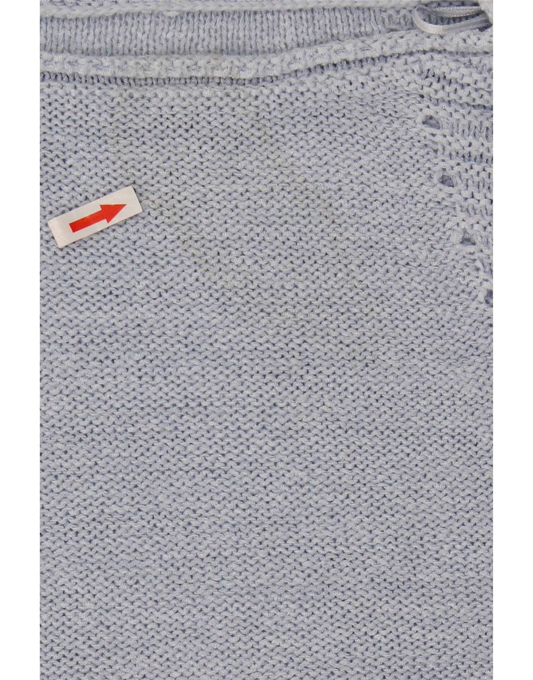 Phase Eight Womens Short Sleeve Boat Neck Jumper Sweater UK 14 Medium Blue