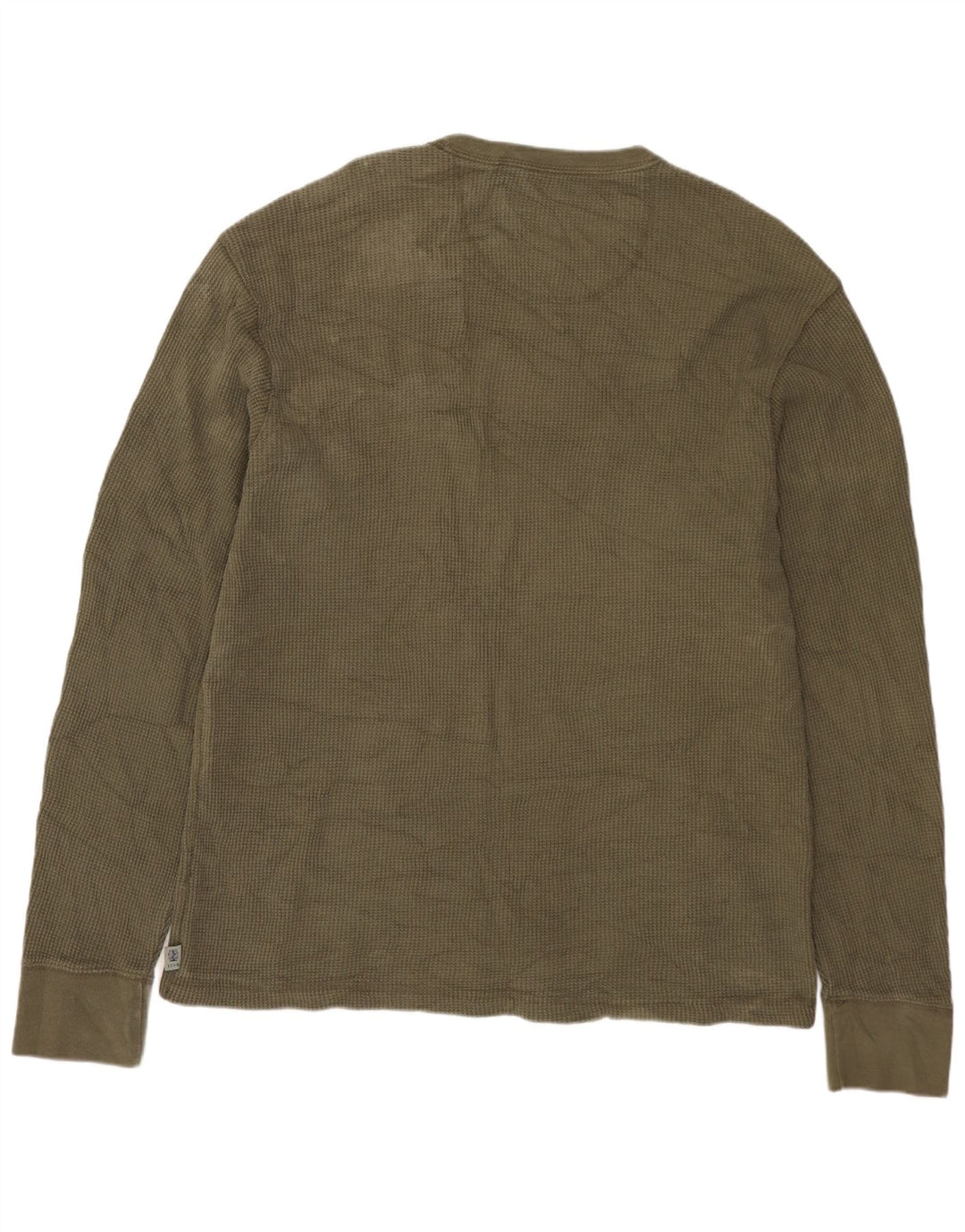 IZOD Mens Top Long Sleeve Large Khaki