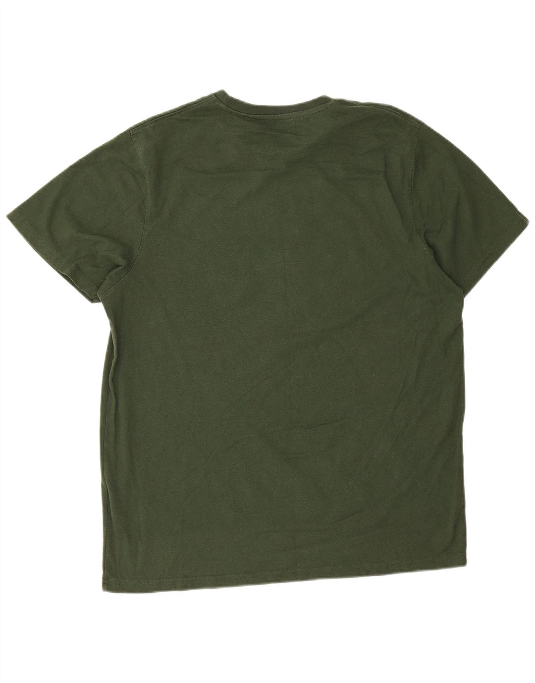 MOUNTAIN WAREHOUSE Mens Graphic T-Shirt Top Large Green Cotton