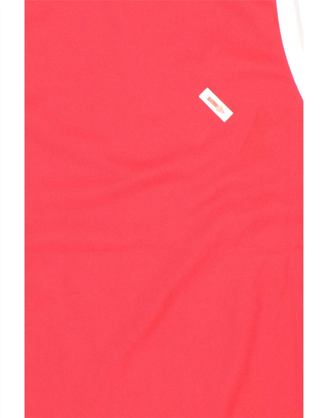 Adidas Boys Vest Top 13-14 Years Red Colourblock Polyester