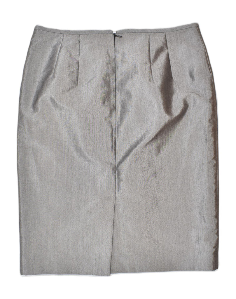 CALVIN KLEIN Womens Straight Skirt W32 Medium Grey Polyester Classic | Vintage | Thrift | Second-Hand | Used Clothing | Messina Hembry 