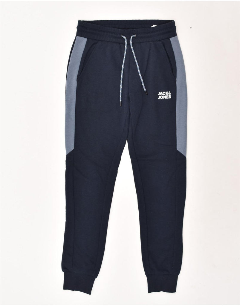 JACK & JONES Mens Tracksuit Trousers Joggers XS Navy Blue | Vintage Jack & Jones | Thrift | Second-Hand Jack & Jones | Used Clothing | Messina Hembry 