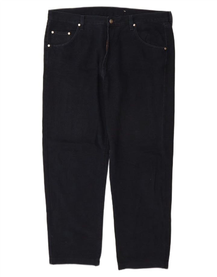 Belfe & Belfe Mens Straight Jeans W40 L30 Navy Blue Cotton