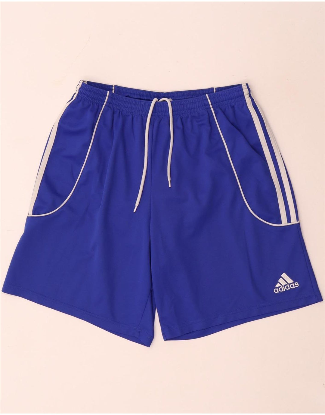 Adidas Mens Climalite Sport Shorts Large  Blue Polyester