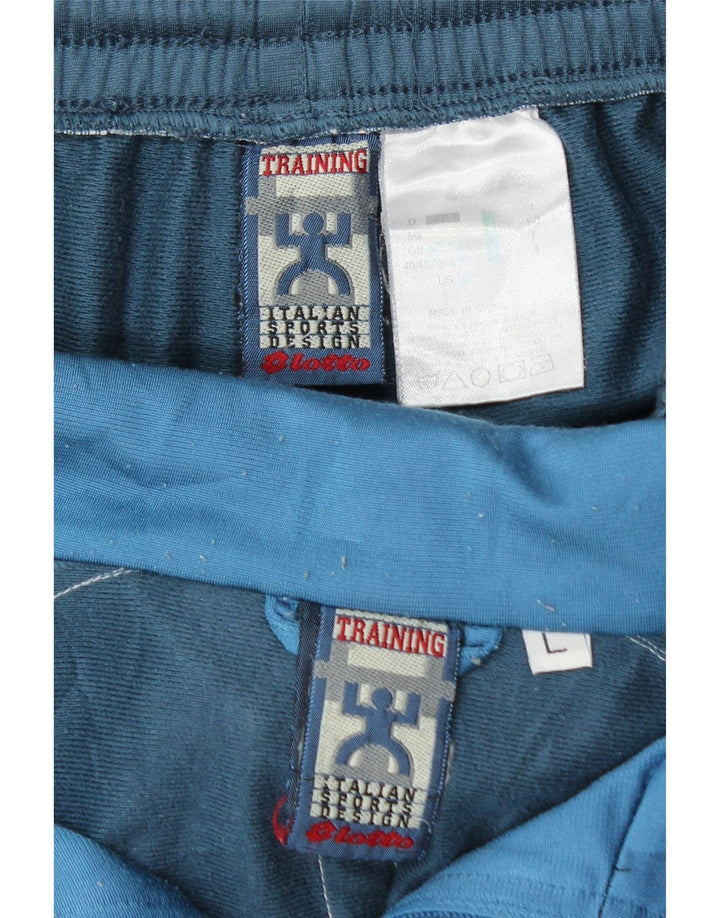 Lotto Mens Full Tracksuit Large  Blue Colourblock Polyester