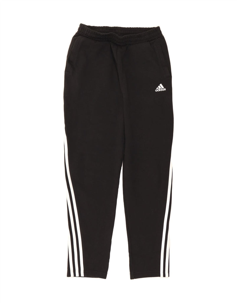 ADIDAS Boys Tracksuit Trousers 13-14 Years  Black Cotton Vintage Adidas and Second-Hand Adidas from Messina Hembry 