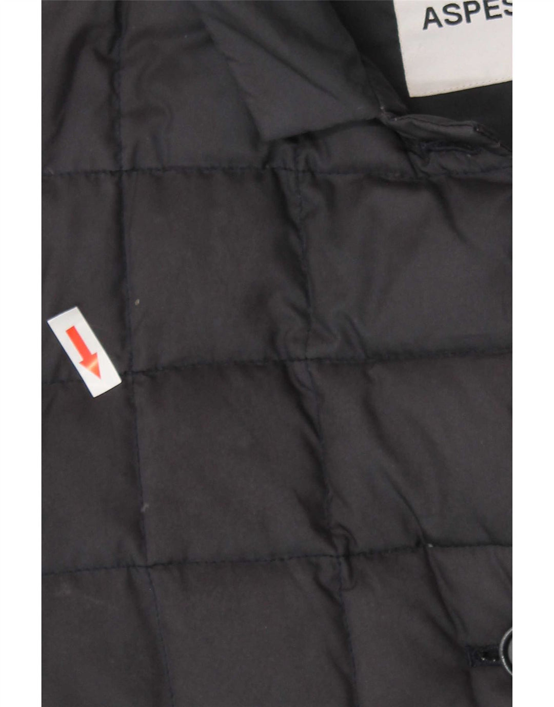 Aspesi Womens Padded Jacket UK 18 XL Navy Blue