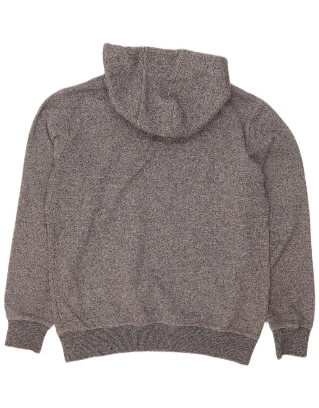 Ellesse Mens Graphic Hoodie Jumper Medium Grey Flecked Cotton