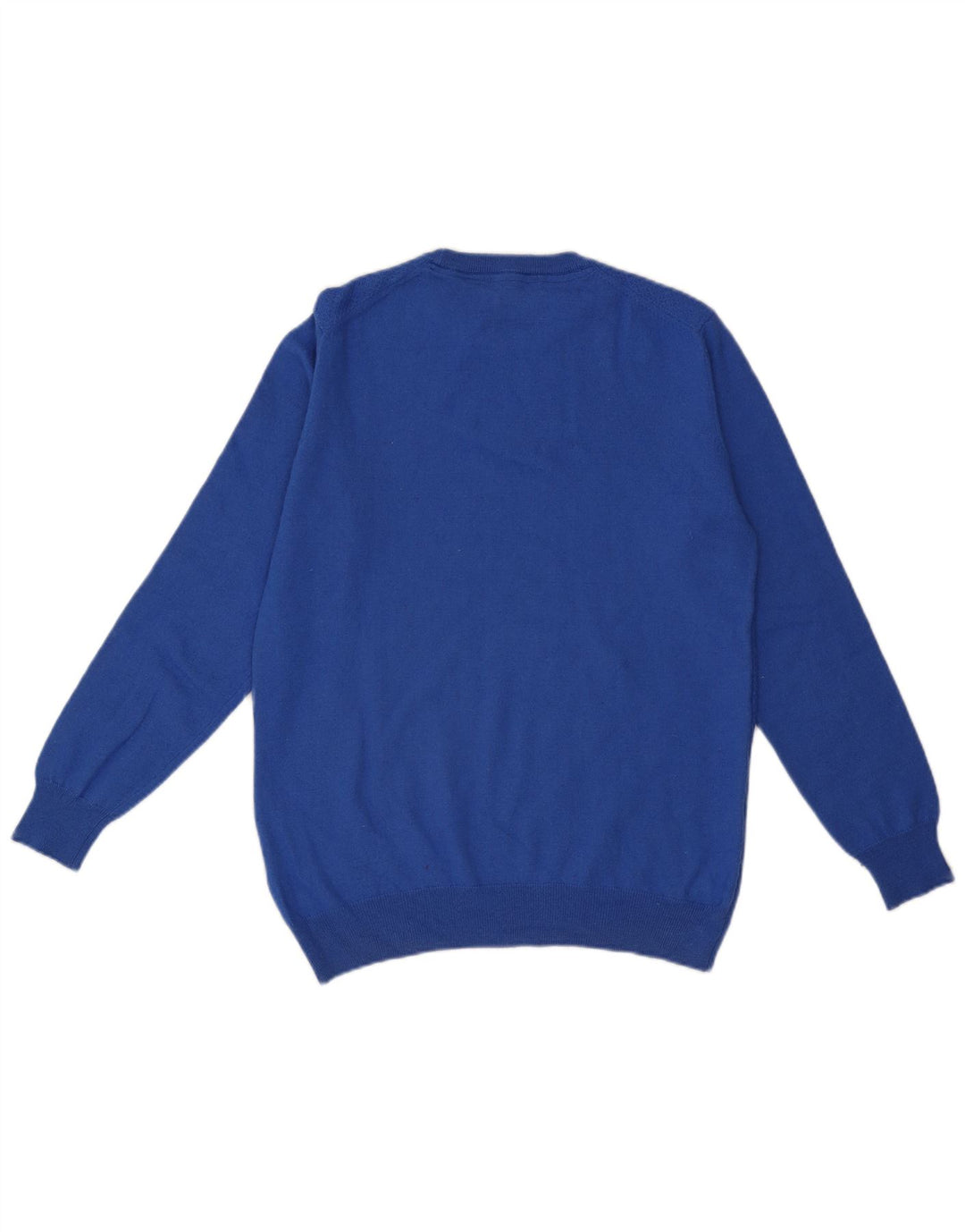 Harmont & Blaine Mens Crew Neck Jumper Sweater XL Blue Wool