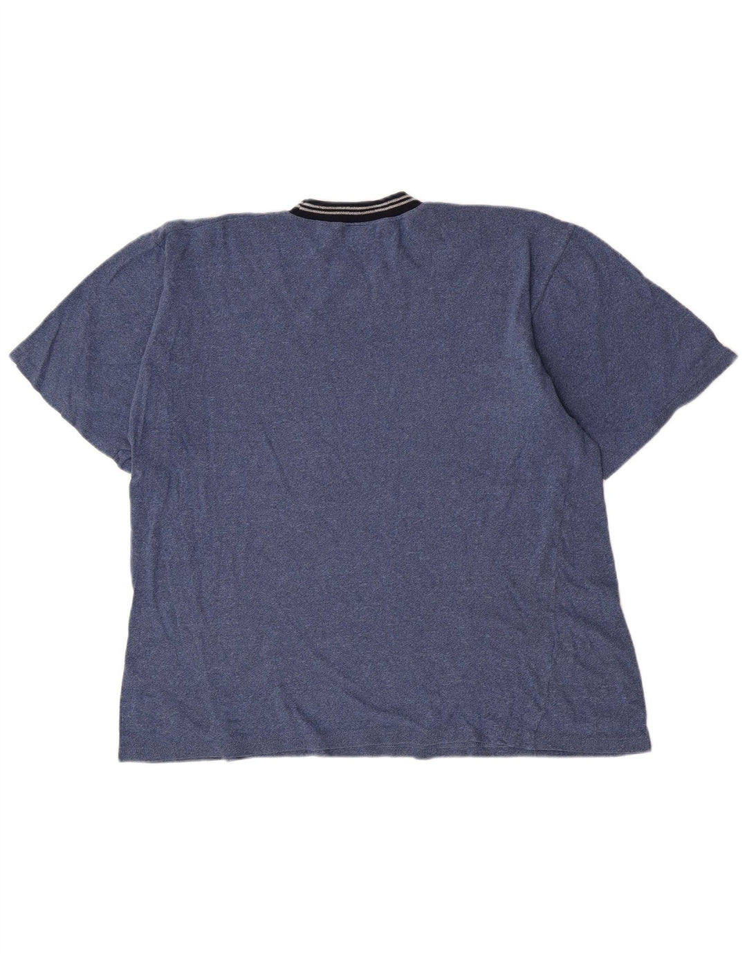 Asics Mens T-Shirt Top Large Blue Flecked