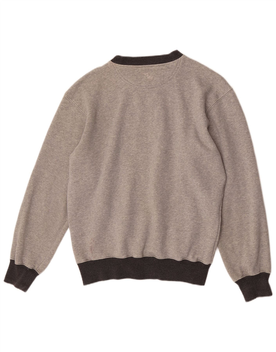 Champion Mens Sweatshirt Jumper Small Grey Colourblock