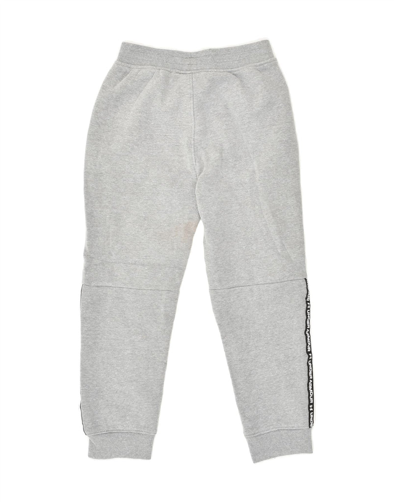 UNDER ARMOUR Boys Tracksuit Trousers Joggers 6-7 Years Grey Cotton | Vintage Under Armour | Thrift | Second-Hand Under Armour | Used Clothing | Messina Hembry 