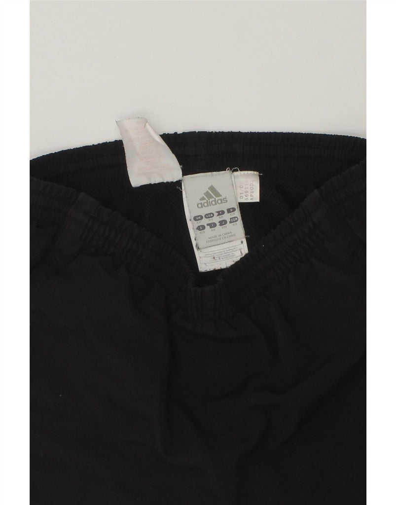 ADIDAS Boys Sport Shorts 7-8 Years Black Polyester | Vintage Adidas | Thrift | Second-Hand Adidas | Used Clothing | Messina Hembry 