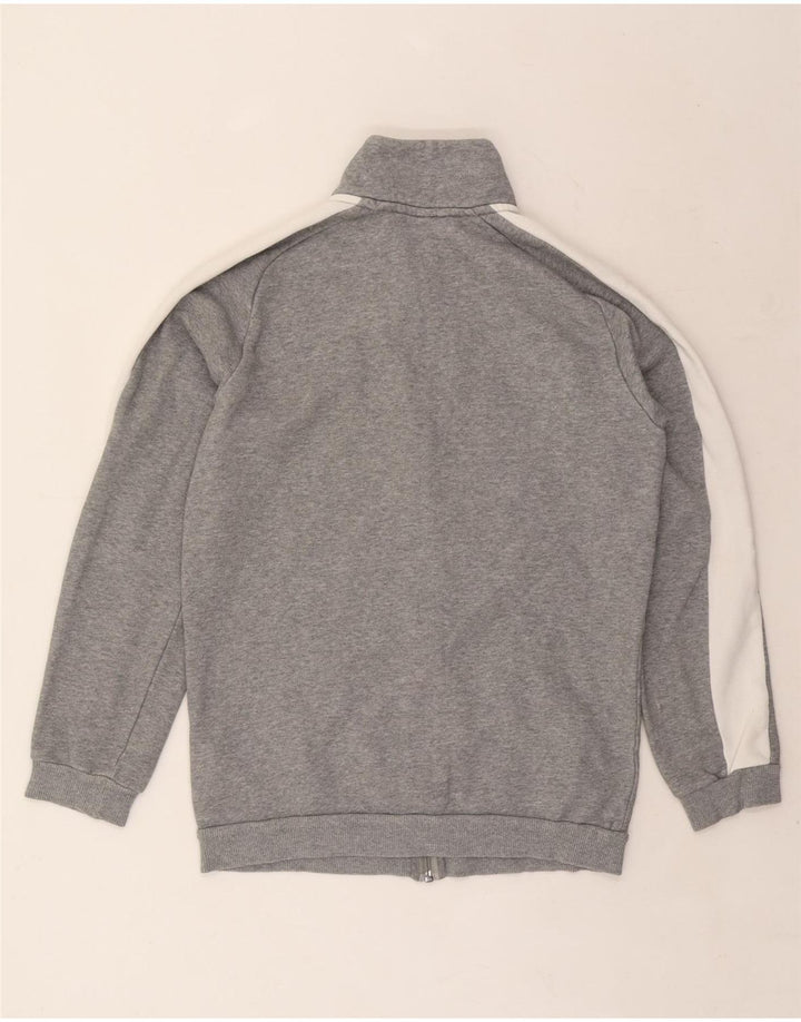 PUMA Mens Tracksuit Top Jacket XS Grey Colourblock Cotton