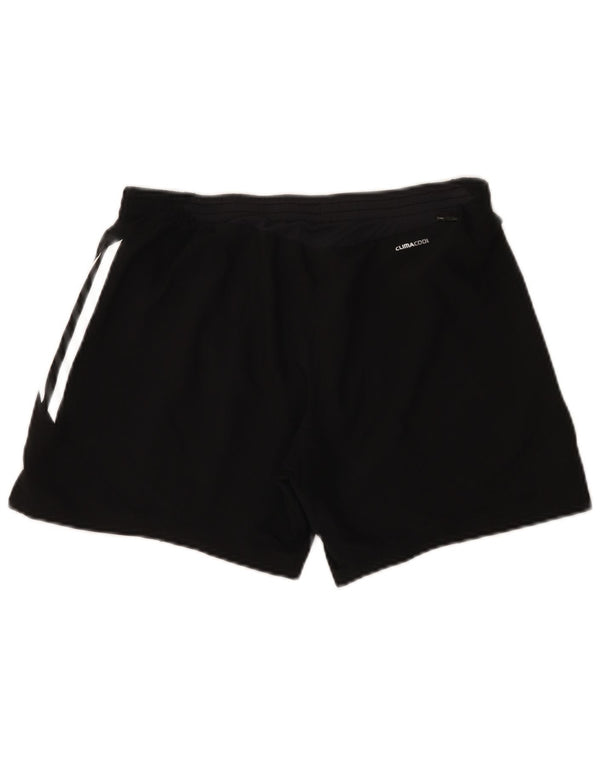 Adidas Womens Climacool Sport Shorts UK 12 Medium Black Polyester