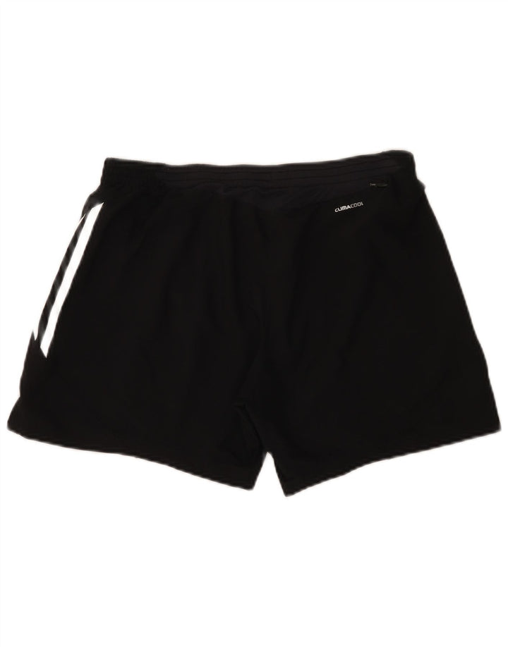 Adidas Womens Climacool Sport Shorts UK 12 Medium Black Polyester