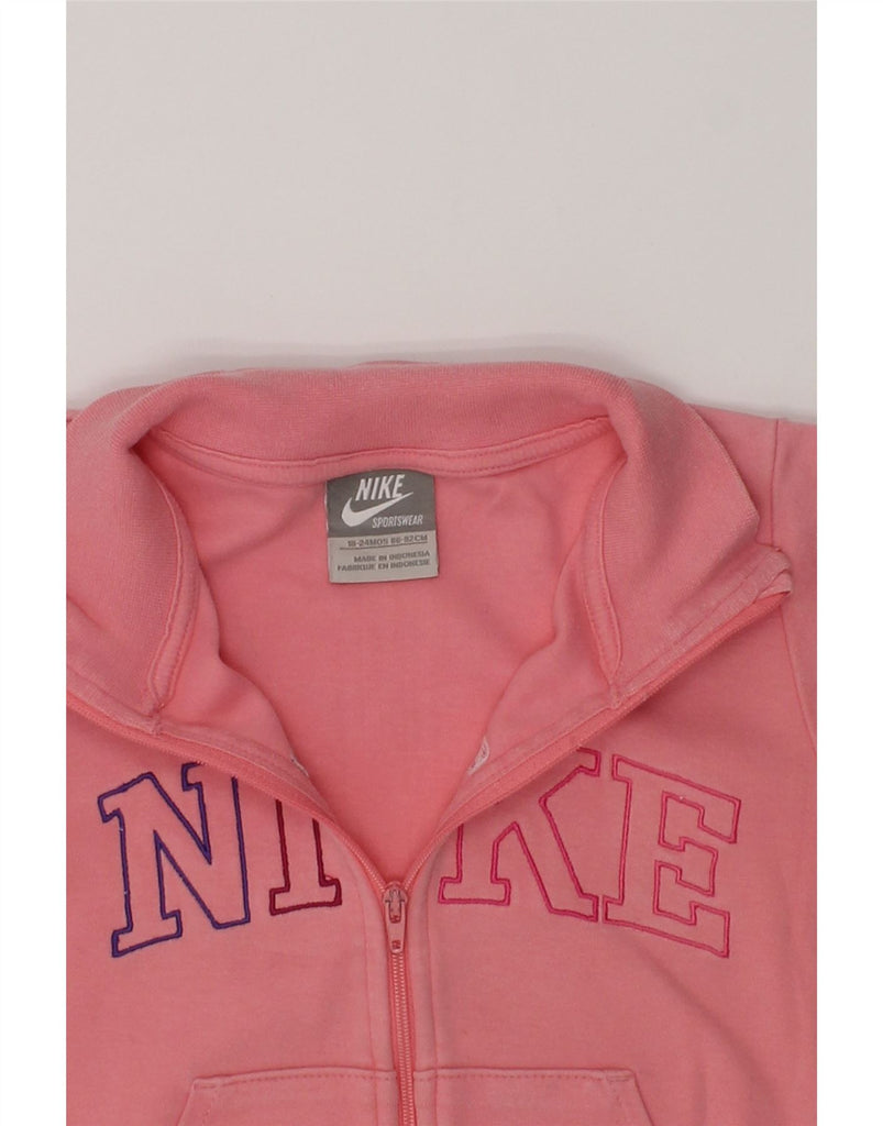 NIKE Baby Boys Graphic Tracksuit Top Jacket 18-24 Months Pink | Vintage Nike | Thrift | Second-Hand Nike | Used Clothing | Messina Hembry 