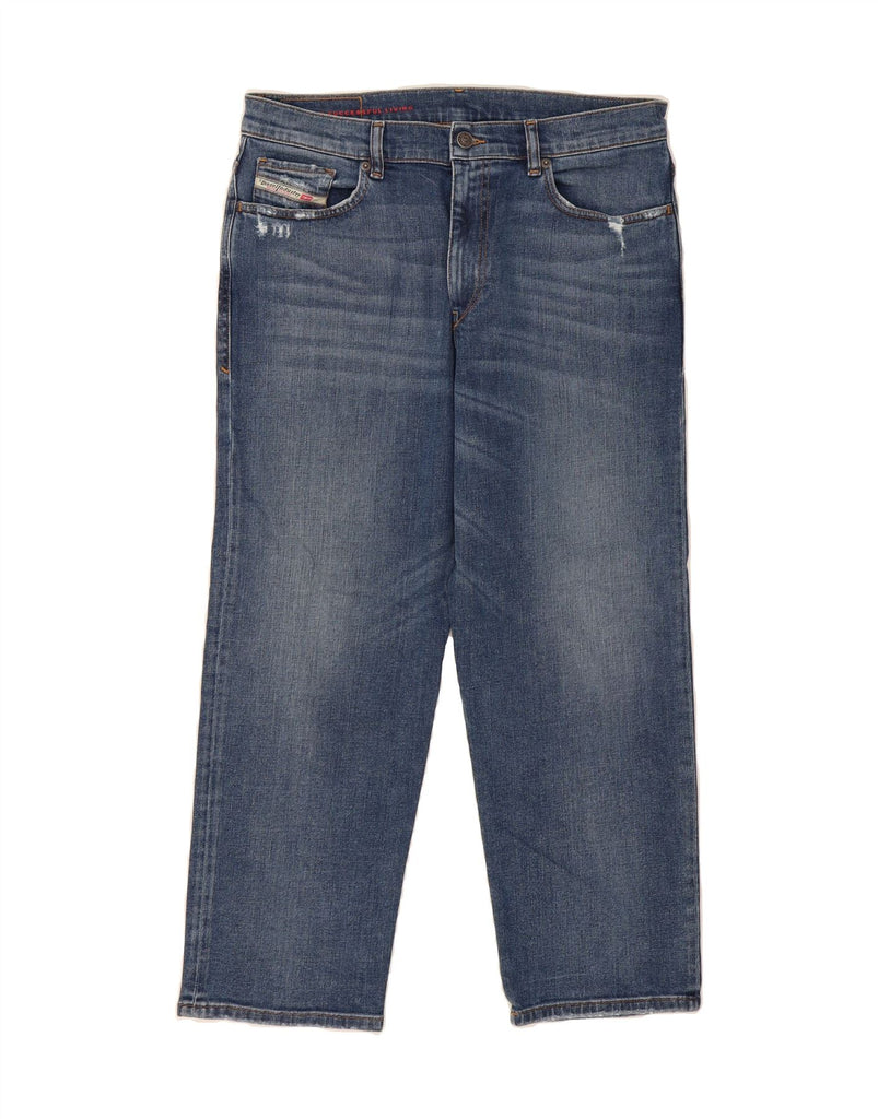 DIESEL Womens Cropped Jeans W31 L24 Blue Cotton Vintage Diesel and Second-Hand Diesel from Messina Hembry 
