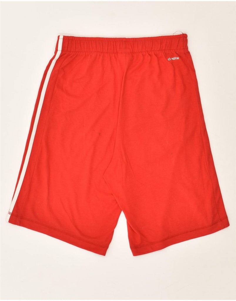 ADIDAS Mens Climalite Sport Shorts Small Red Polyester | Vintage Adidas | Thrift | Second-Hand Adidas | Used Clothing | Messina Hembry 