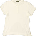EDDIE BAUER Womens Polo Shirt UK 16 Large White Cotton | Vintage Eddie Bauer | Thrift | Second-Hand Eddie Bauer | Used Clothing | Messina Hembry 
