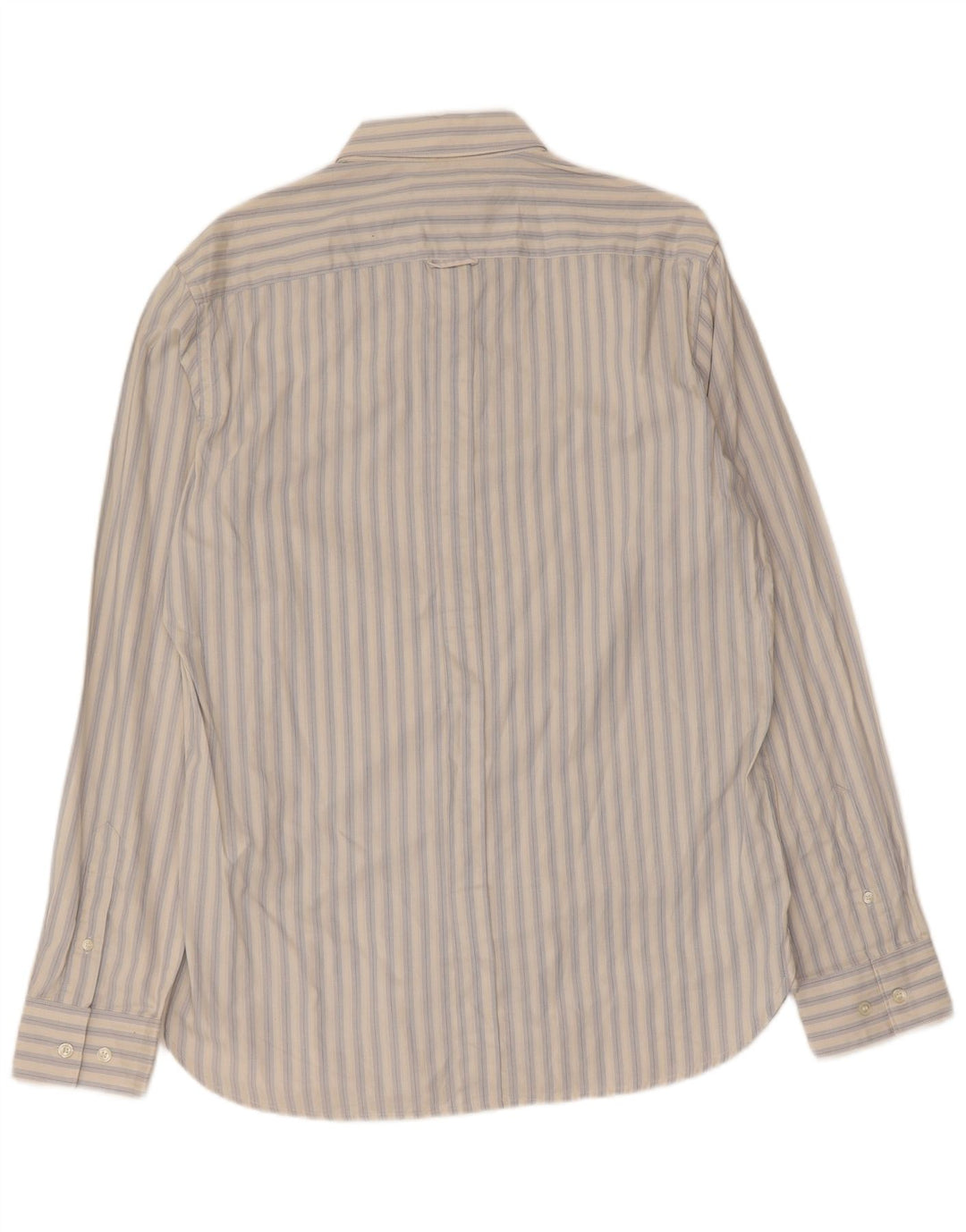 French Connection Mens Shirt Medium White Striped Cotton