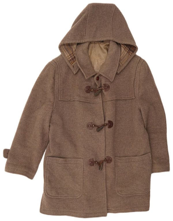 Vintage Mens Hooded Duffle Coat UK 42 XL Grey