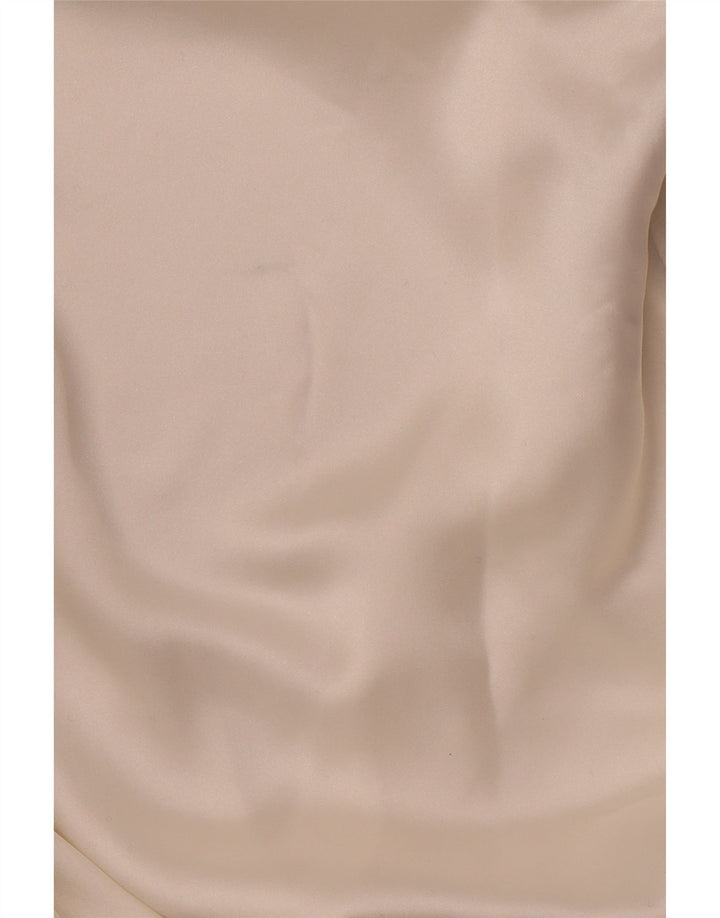 ZARA Womens Pullover Shirt Dress UK 14 Medium White Silk